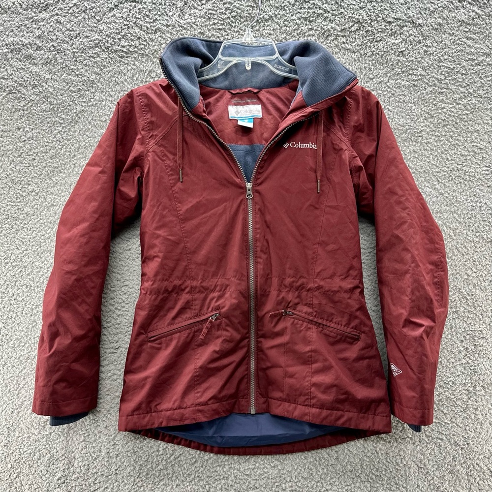 Columbia Burgundy Hooded Jacket #433